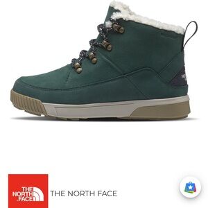 The North Face Sierra Waterproof Lace-Up Winter Boots with Fur Lining Women’s 10
